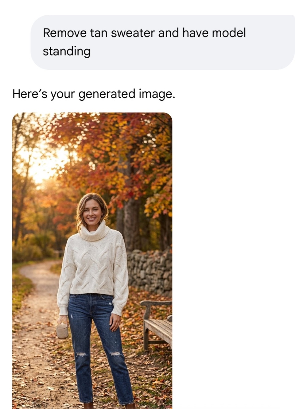 Madewell Cream Cable-Knit Turtleneck Sweater